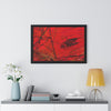I WAS HERE — Framed Art Print