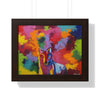 Eclipse of Gray (Gray Wolf Magnificence) — Framed Art Print