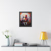 Quantum Genius Albert EInstein — Framed Art Print