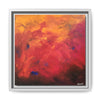 Red Hot Heart Framed Canvas Art