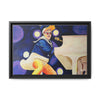 Rocket Quack. A Feathered Tribute to the King of Keys Framed Canvas