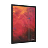 Vibrant Abstract Framed Poster Art for Home Decor angeled rotate 24" x 32" (vertical)
