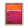 Crimson Orange Skies Framed Canvas Art