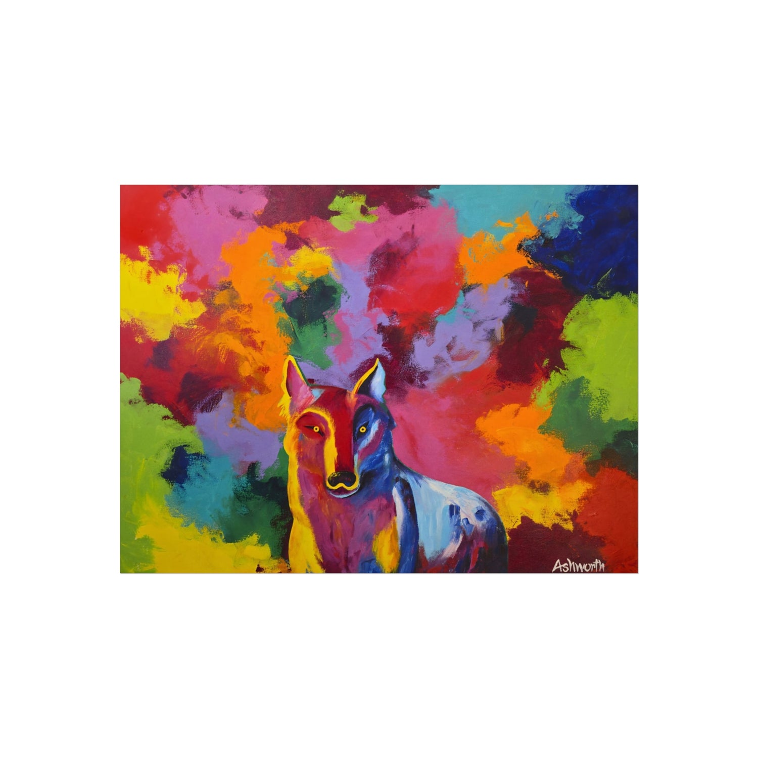 Eclipse of Gray (Gray Wolf Magnificence) - Premium Matte Posters