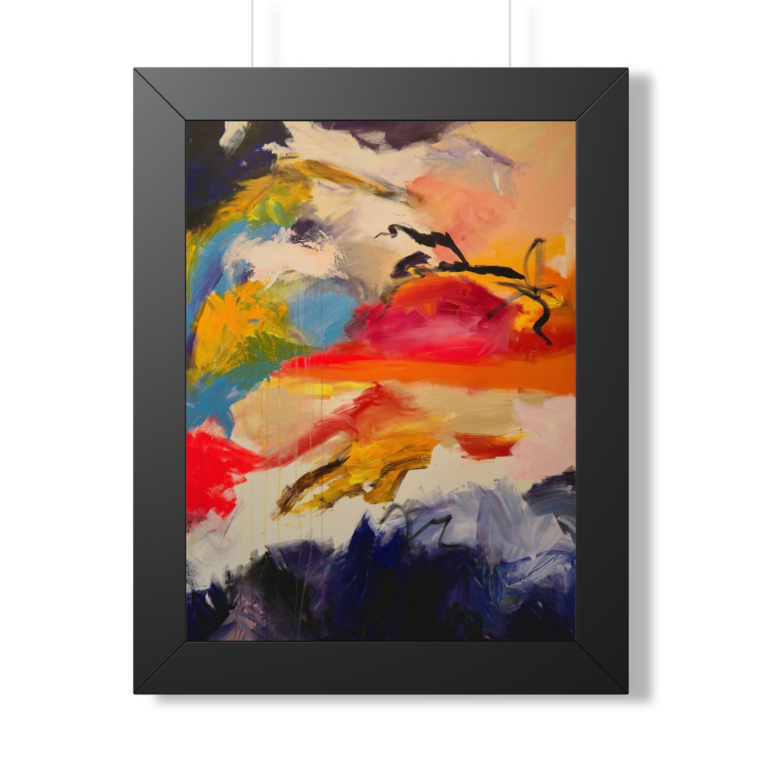 Saffron Rouge — Framed Art Print