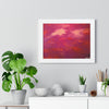 Crimson And Rose — Framed Art Print