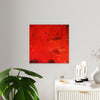 Flaming love. red abstract #5 Acrylic Wall Art