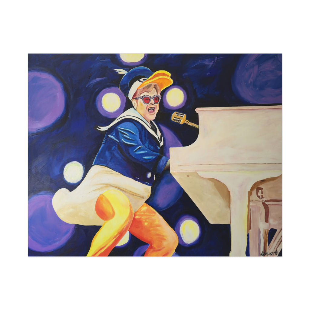 Rocket Quack. A Feathered Tribute to the King of Keys