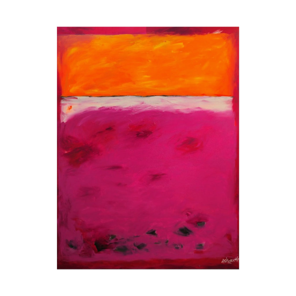 Crimson Orange Skies - Premium Matte Posters