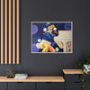 Rocket Quack. A Feathered Tribute to the King of Keys Framed Canvas
