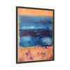 SeaFoam and Sand Framed Canvas Art