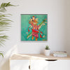 Shaman Spiritwalker Framed Canvas Art