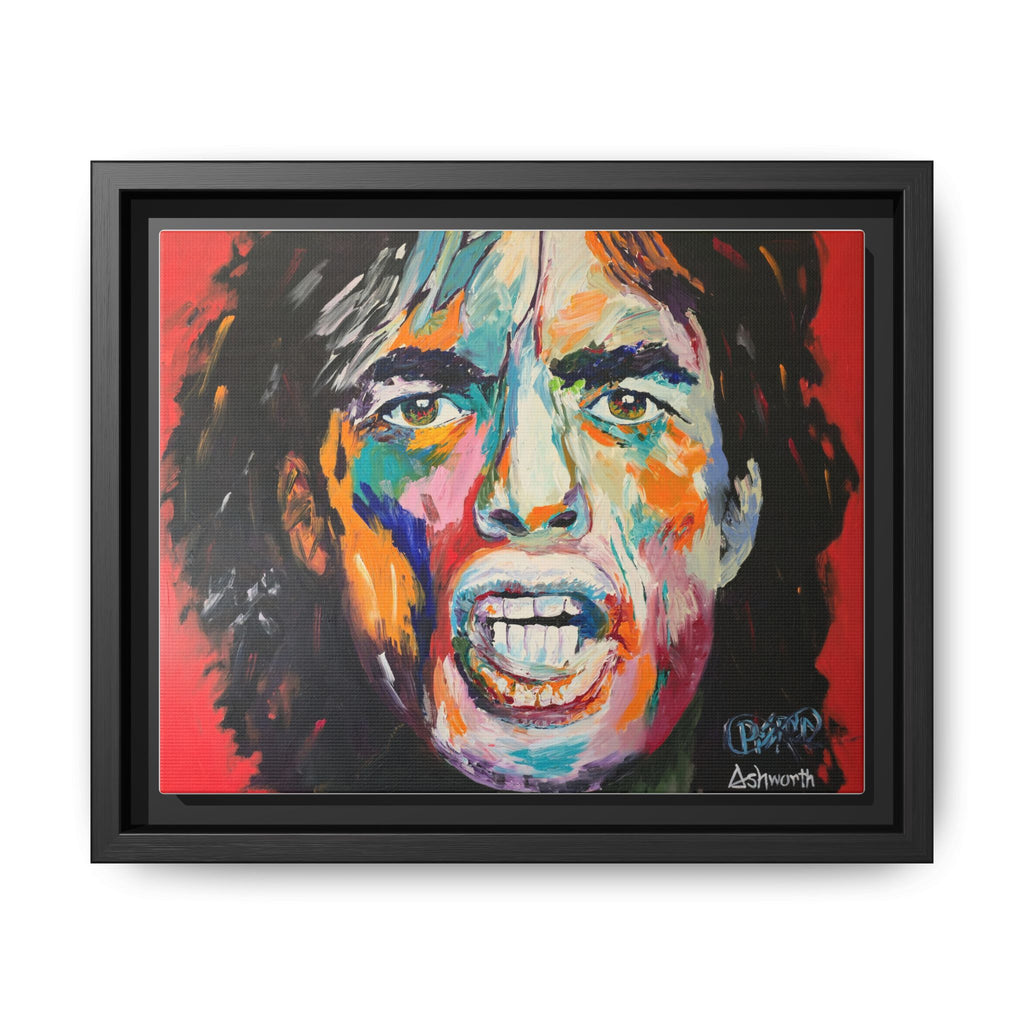 SIr Mick Straordinary Framed Canvas Art