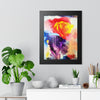 The garden framed art print