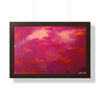 Crimson And Rose — Framed Art Print