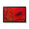 I WAS HERE — Framed Art Print