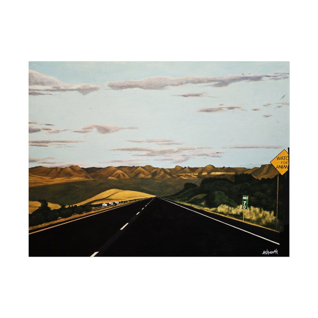 The Road to Taos - Premium Matte Posters