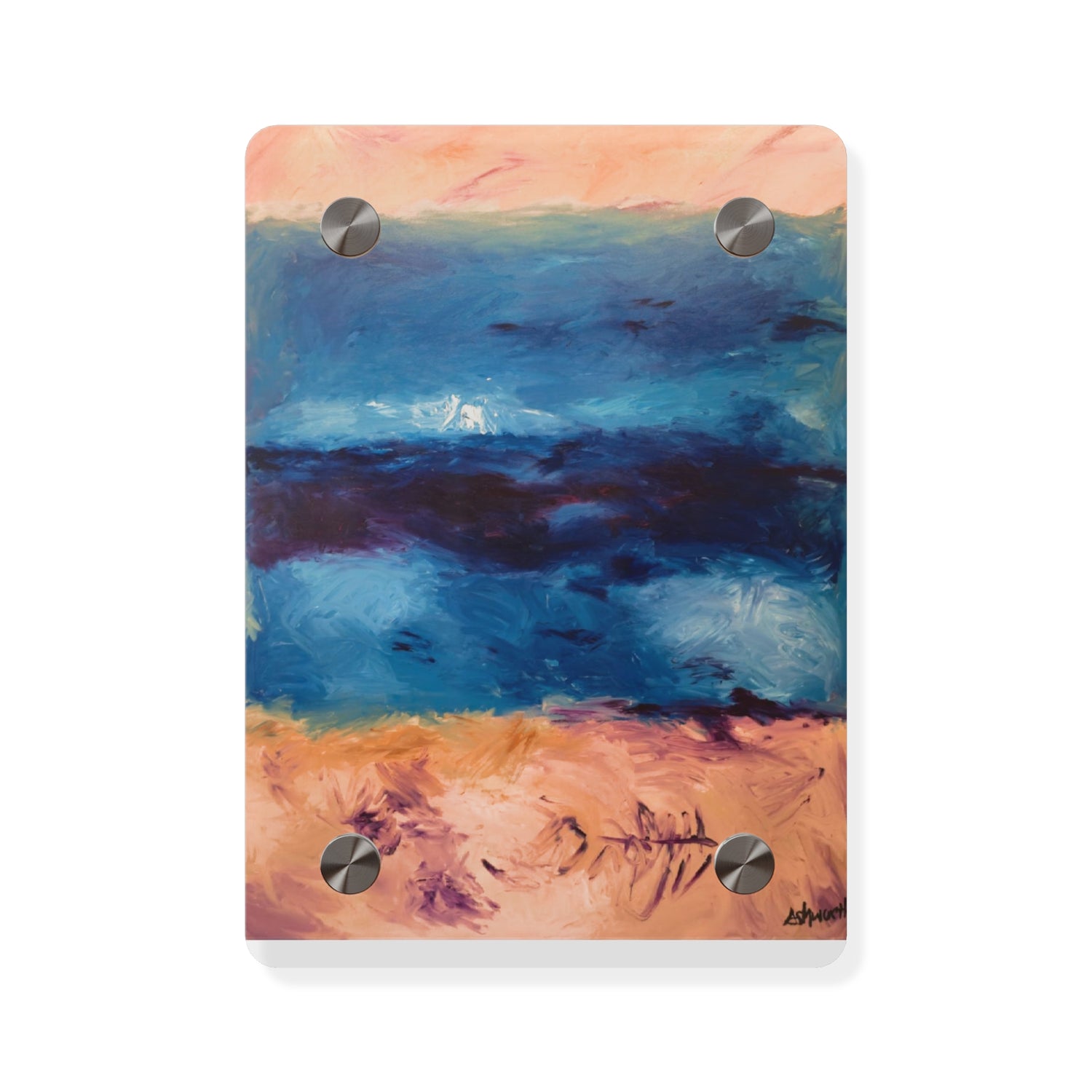 Seafoam And Sand Acrylic