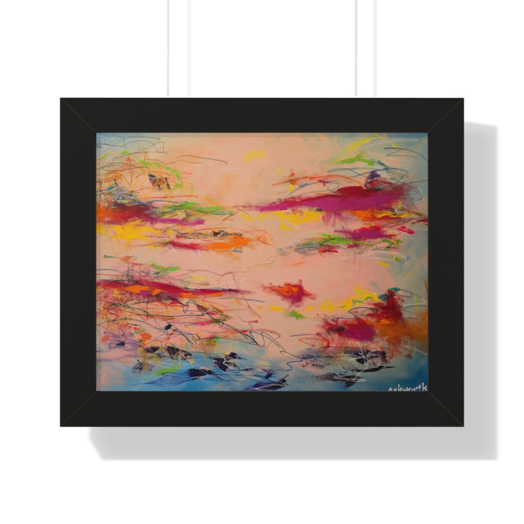Joy in the Jumbles (Abstract) — Framed Art Print