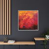 Red Hot Heart Framed Canvas Art