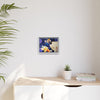 Rocket Quack. A Feathered Tribute to the King of Keys Framed Canvas