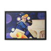 Rocket Quack. A Feathered Tribute to the King of Keys Framed Canvas