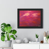 Crimson And Rose — Framed Art Print