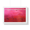 Ruby Red (Abstract)  — Framed Art Print