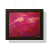 Crimson And Rose — Framed Art Print