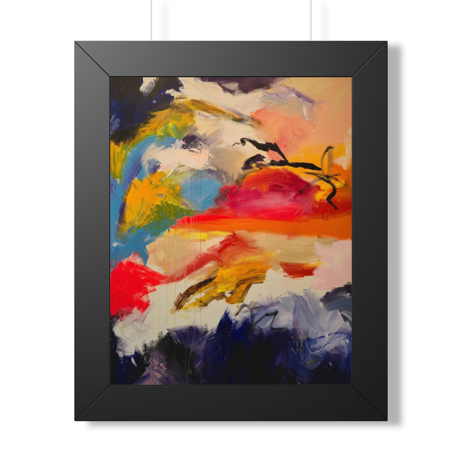 Saffron Rouge — Framed Art Print