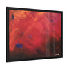 Vibrant Abstract Framed Poster Art for Home Decor angeled rotate 32" x 24" (Horizontal)