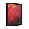 Vibrant Abstract Framed Poster Art for Home Decor angeled rotate 16" x 20" (vertical)
