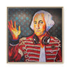 George Washington Rocks Framed Canvas Art