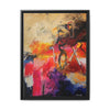Ancient Marks (Abstract) Framed Canvas Art