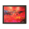 Where Fire Learned to Speak Framed Canvas Art