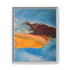 Swimmer Girl #1 Framed Canvas Art