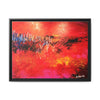 Where Fire Learned to Speak Framed Canvas Art