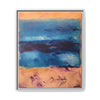 SeaFoam and Sand Framed Canvas Art