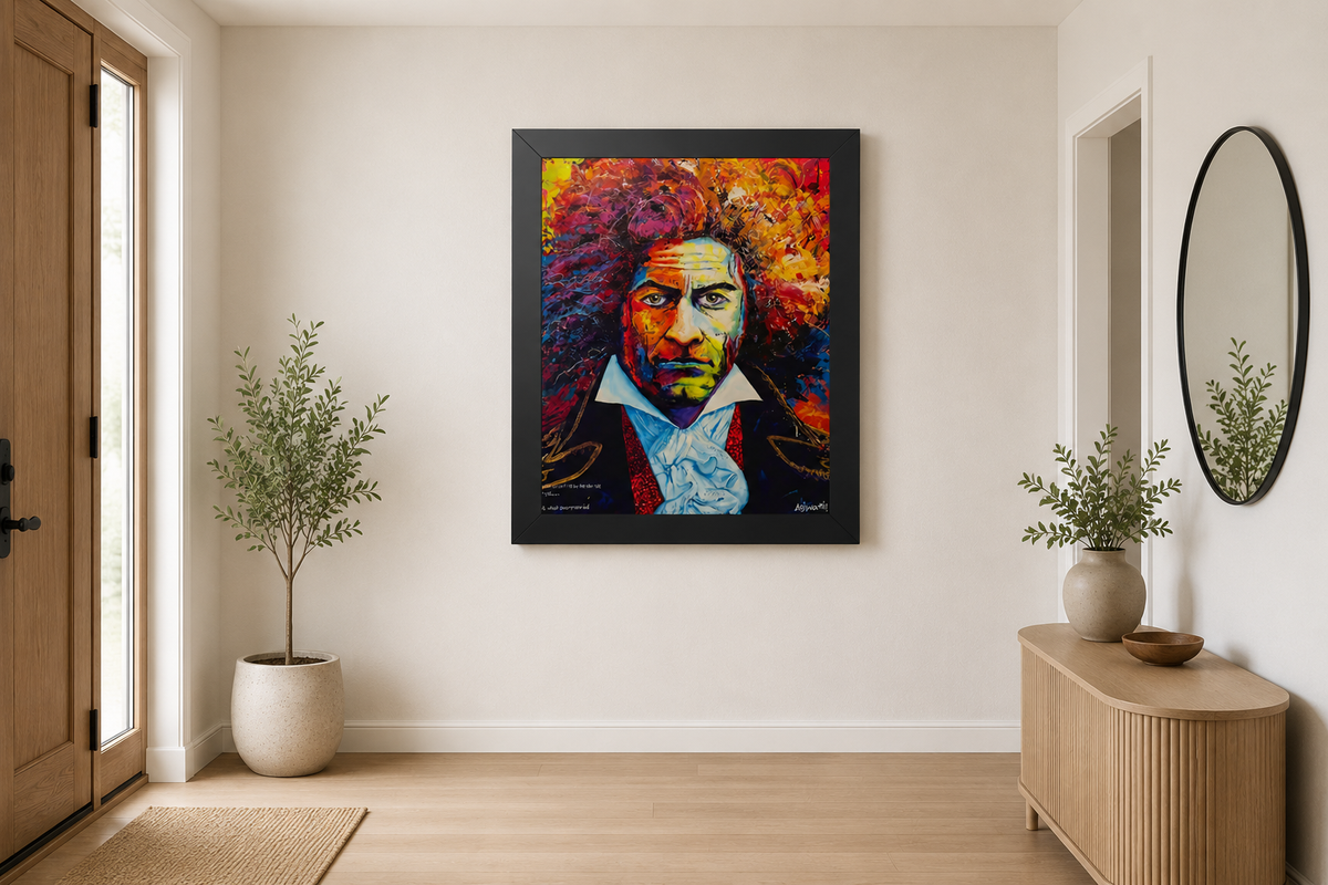 Beethoven Unbound — Framed Art Print in a real space