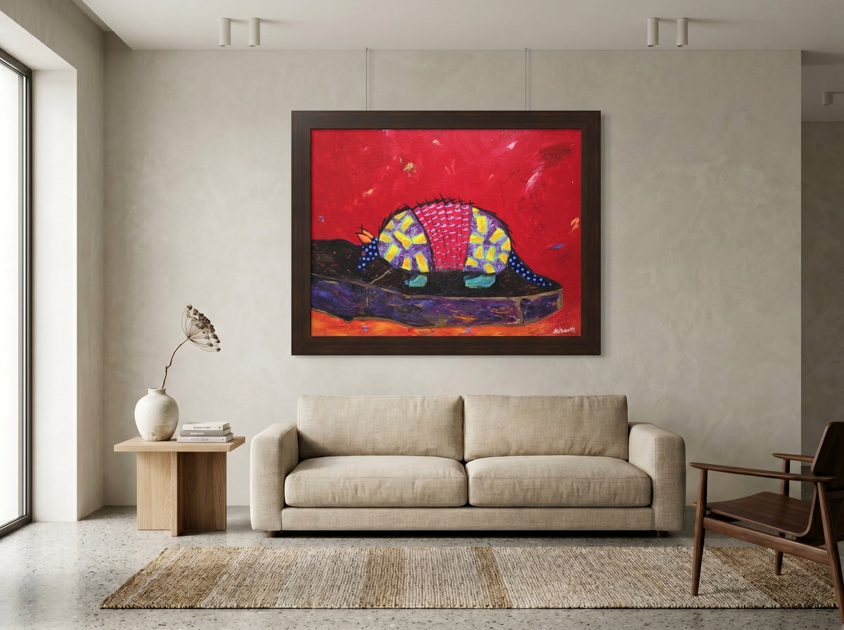 Emberback — Framed Art Print in a real space