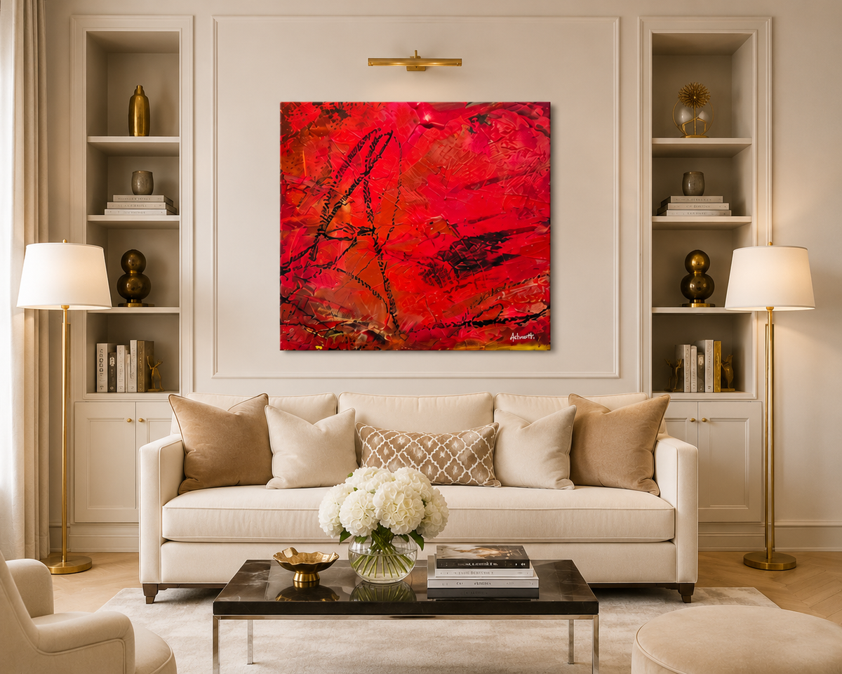 I WAS HERE - Premium Matte Print in a real space