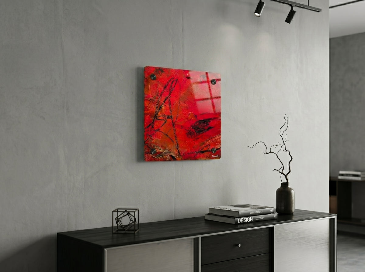 I WAS HERE — Acrylic Print in a real space