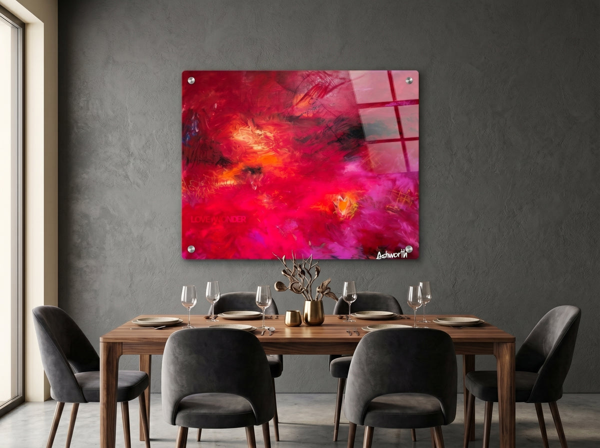 Love, In Full Color — Acrylic Print in a real space