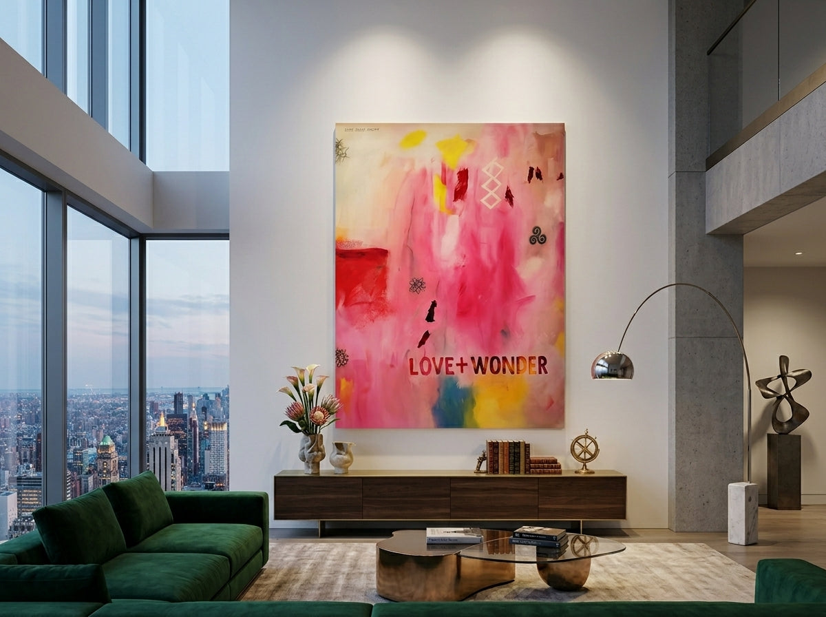Love + Wonder #5 - Premium Matte Print in a real space