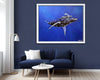 A mother and child reunion- humpback whales -print art
