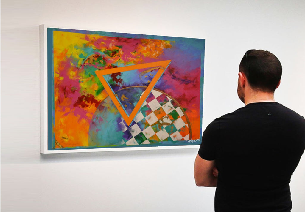 Humanity's enlightened ascension-print art