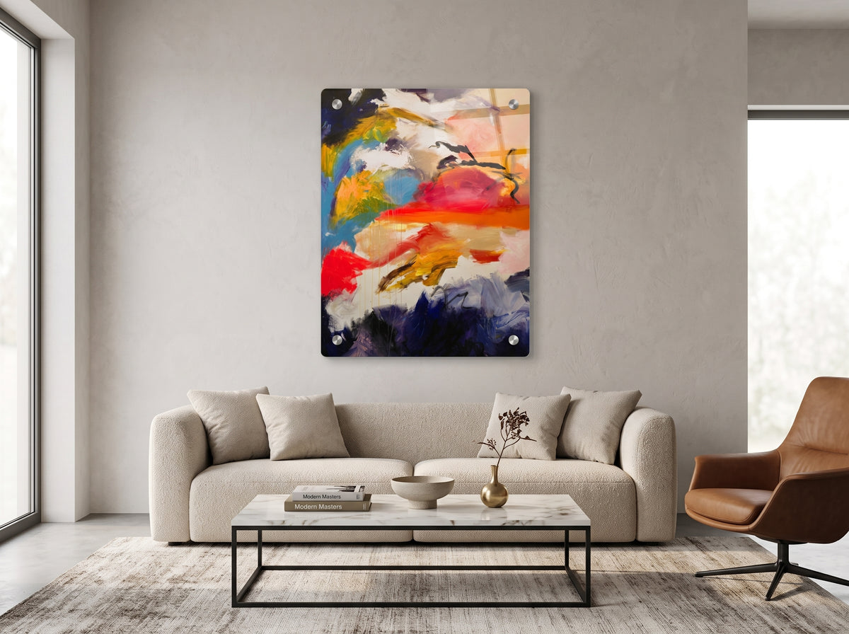 Saffron Rouge — Acrylic Print in a real space