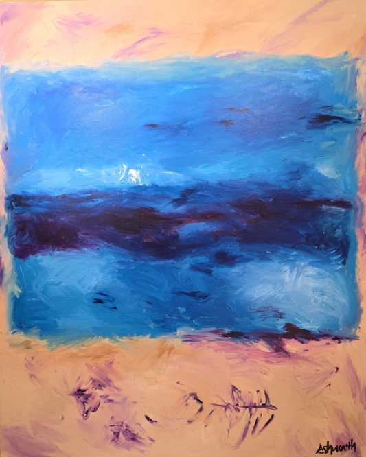 Ocean blue #1-original art