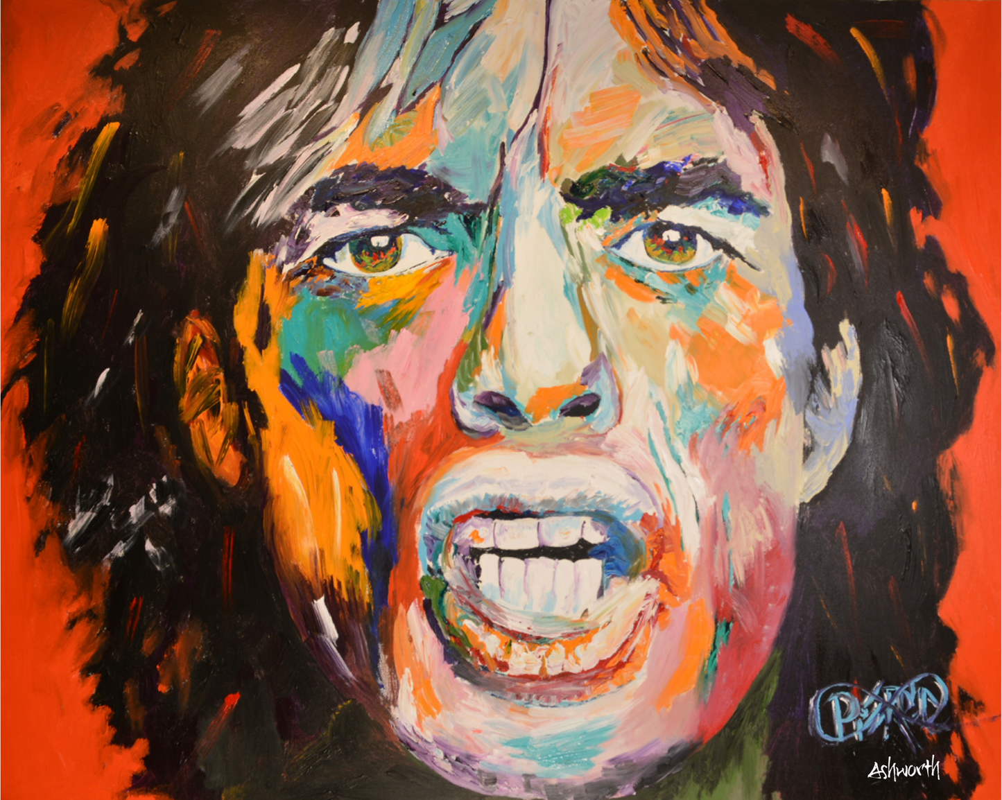 Mick jagger - provocative icon-original art