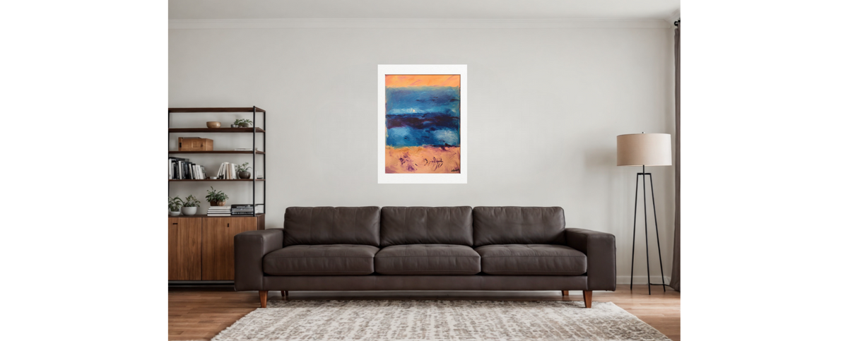 Demo Seafoam and Sand in a real space